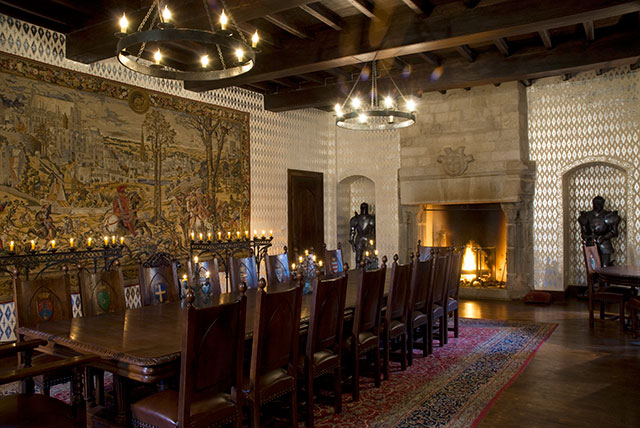 grand salle à manger du château